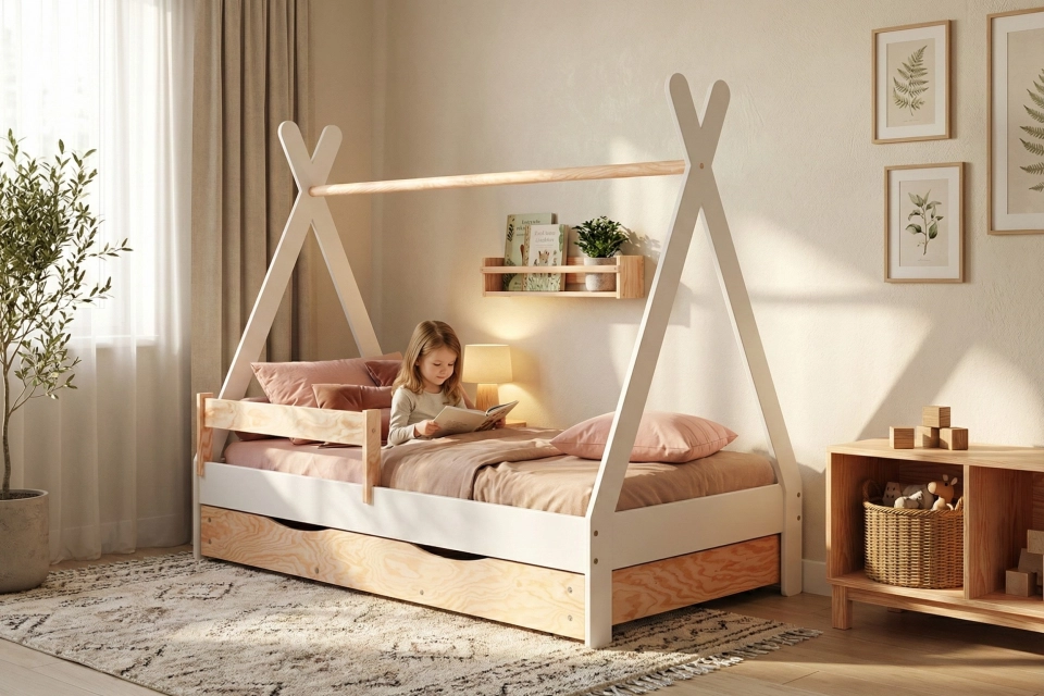 Łóżko dziecięce z ruchomą barierką - czy to praktyczne rozwiązanie?